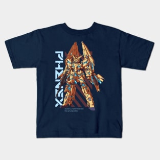 RX-0 Unicorn Gundam Phenex Front Kids T-Shirt